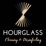 Hourglass Cleaning & Disinfecting Logo